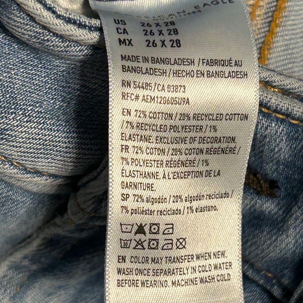 American Eagle Outfitters Light Blue Bootcut Jeans - Picture 7 of 8